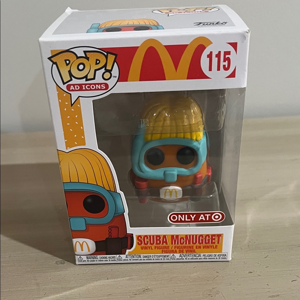 Funko Ad Icons 115 Scuba McNugget Figure Target Exclusive Collectible Gift New